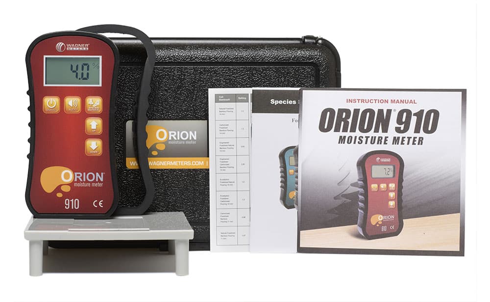 Orion 910 Moisture Meter with Plastic Case and Calibrator Platform
