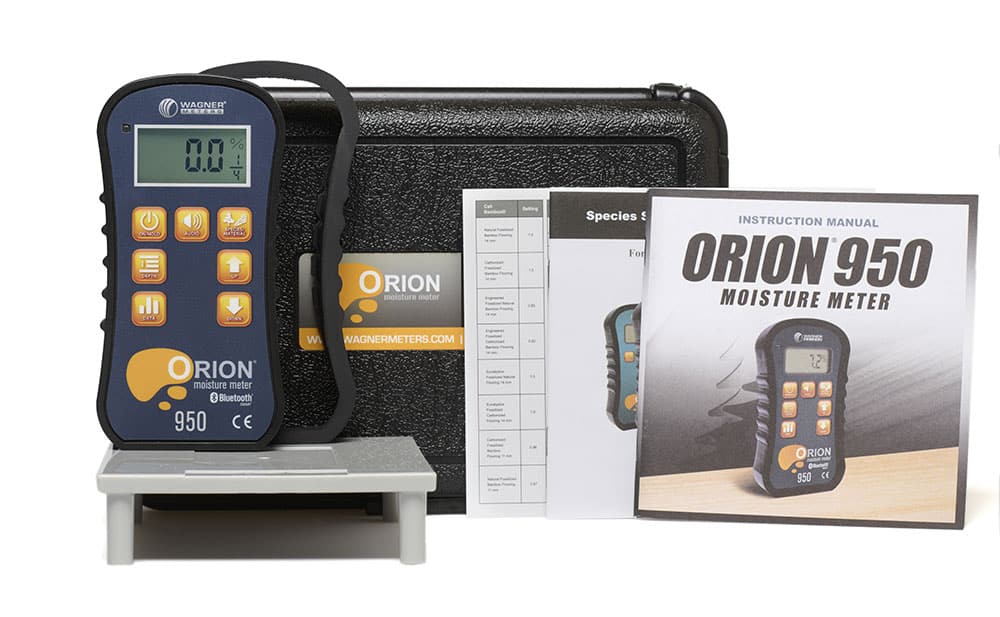 Orion 950 Moisture Meter with Plastic Case and Calibrator Platform
